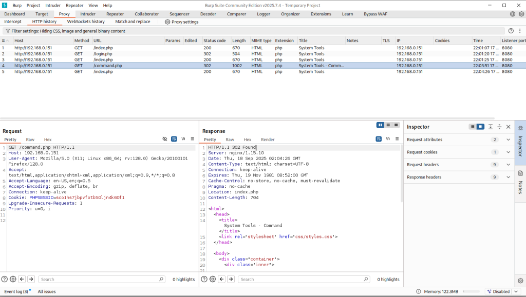 DC4 Walkthrough Burpsuite In Action