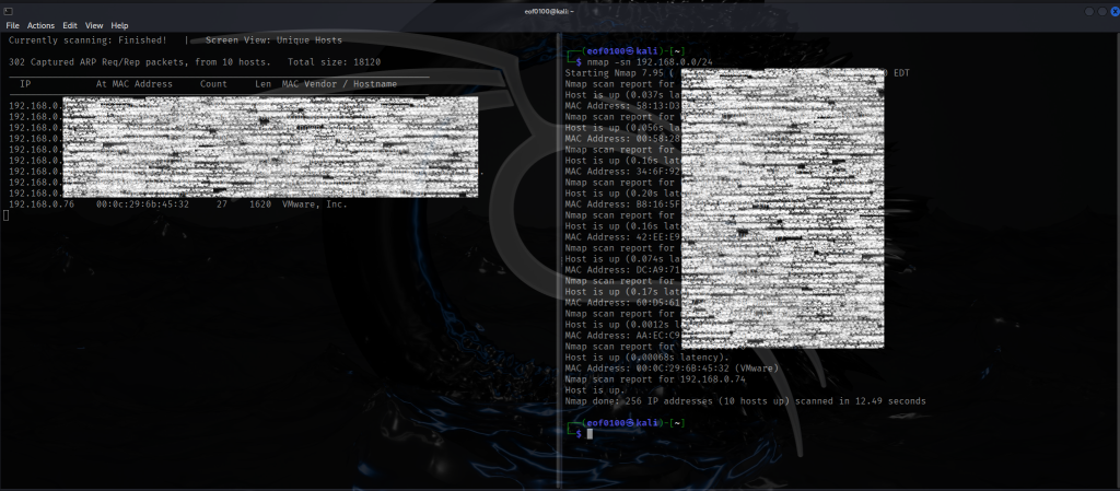 Vulnhub dc 3.2 write-up walkthrough nmap netdiscover find ip address on network