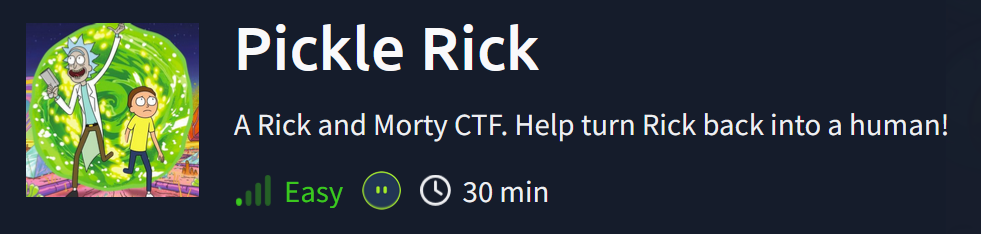 TryHackMe: PickleRick